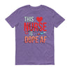 This Nurse is dope AF Men's short sleeve t-shirt This Nurse is dope AF Men's short sleeve t-shirt
