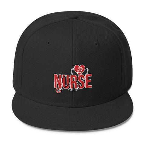 Limited Edition Nurse AF Wool Blend Snapback Limited Edition Nurse AF Wool Blend Snapback