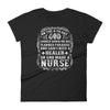 God Made A Nurse Women's short sleeve t-shirt