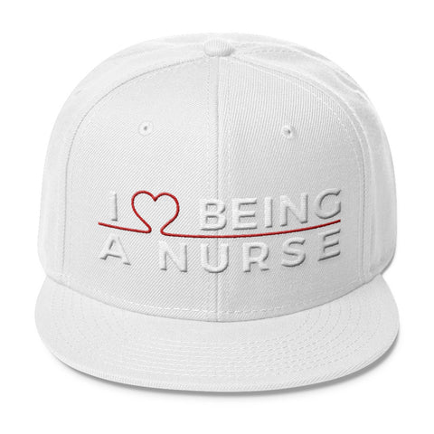 I love being a nurse Wool Blend Snapback