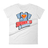 Superheroes in scrubs women's short sleeve t-shirt