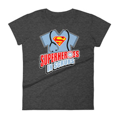 Superheroes in scrubs women's short sleeve t-shirt