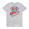 Superheroes in scrubs men's short sleeve t-shirt