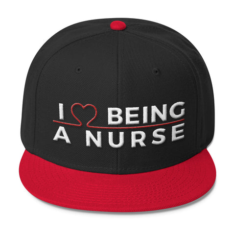 I love being a nurse Wool Blend Snapback